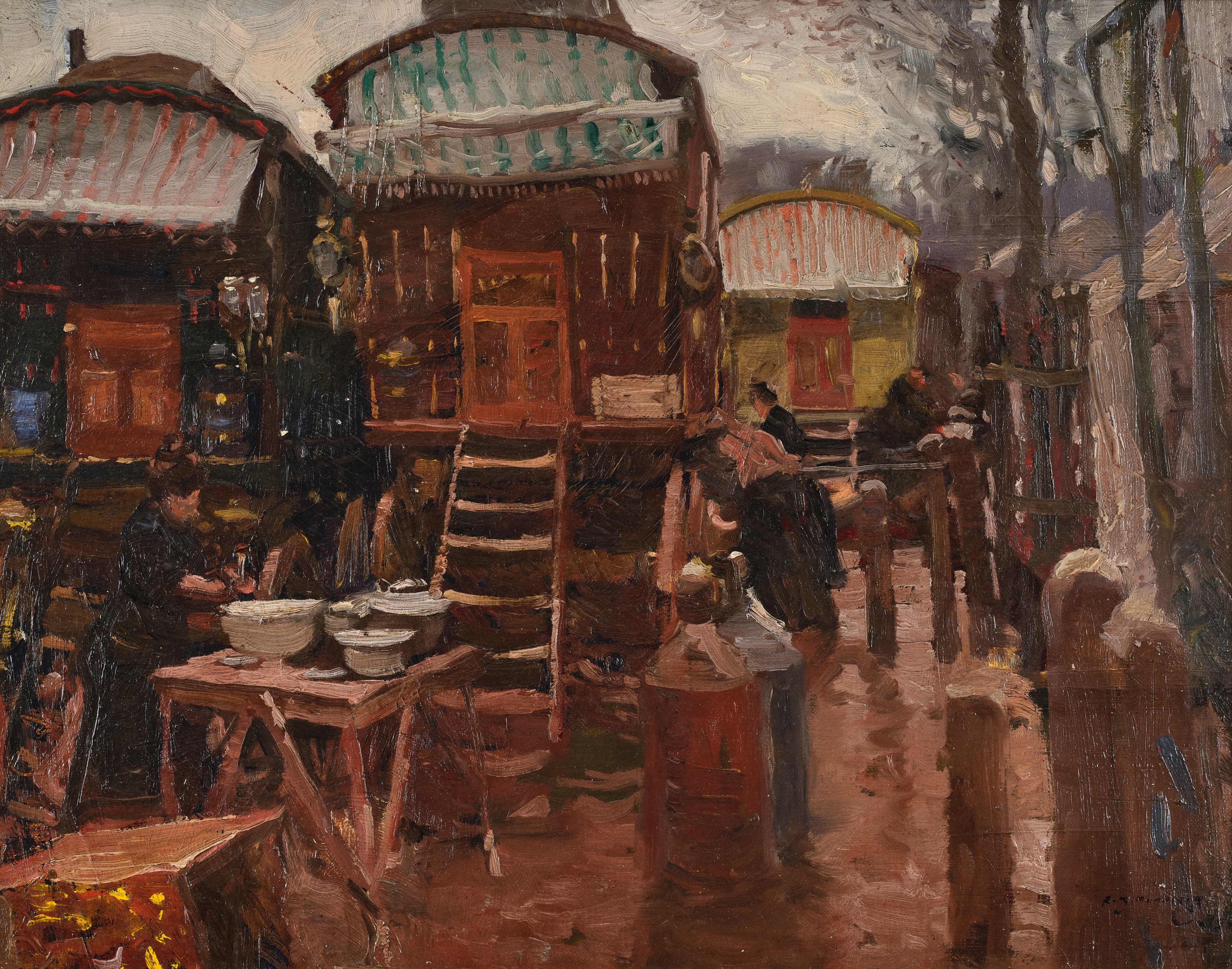 Early Munnings of Historic Norwich Fair for Auction