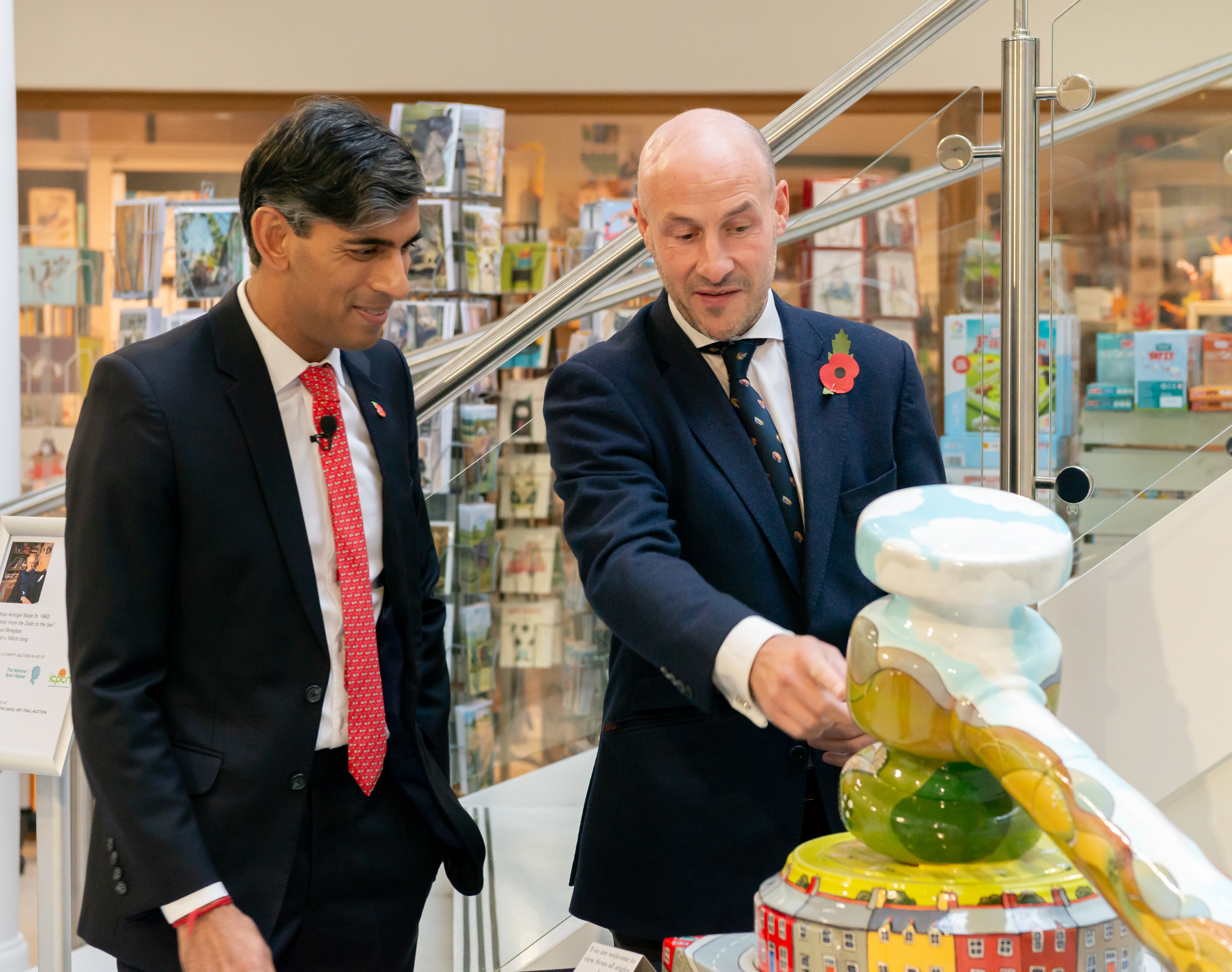 Rishi Sunak Supports Charity Gavel Auction