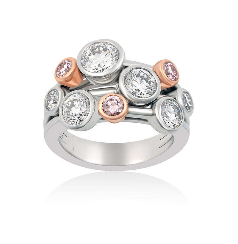 A Platinum Diamond 'Raindance 20th Anniversary' Ring, by Boodles