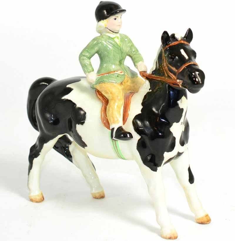Beswick Girl on Pony, model No. 1499