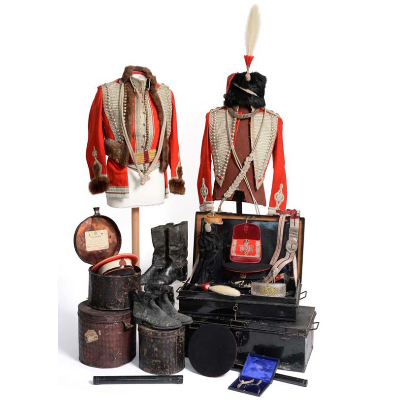 A Comprehensive Early 20th Century Uniform to Major G O Sandys, Westmorland & Cumberland Yeomanry