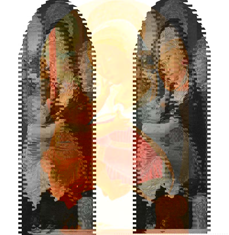 Manner of Filippo (Filippino) Lippi (c.1406-1469), Italian, ‘The Madonna and Child’