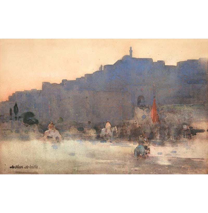 Arthur Melville ARSA (1855-1904) ‘Arabs returning from a raid, perhaps at Mosul’