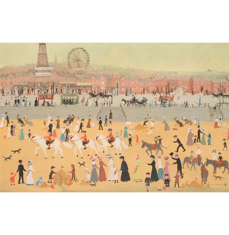 Helen Layfield Bradley MBE (1900-1979) "Blackpool Beach"