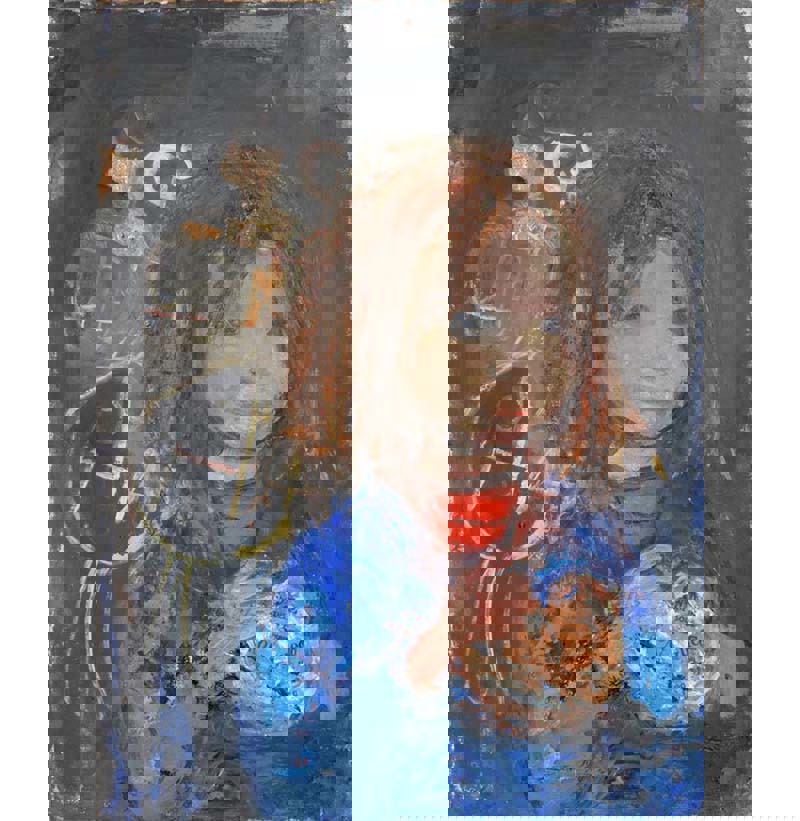 Joan Kathleen Eardley RSA (1921-1963), "Girl with a poke of chips"