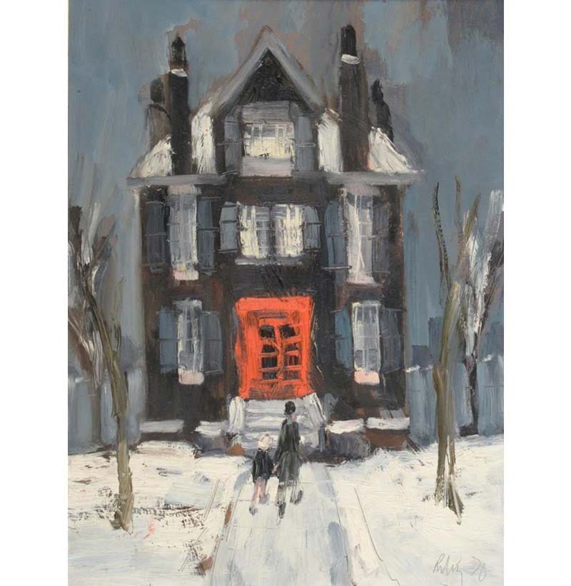 Harold Riley (b.1934), ‘The Red Door’