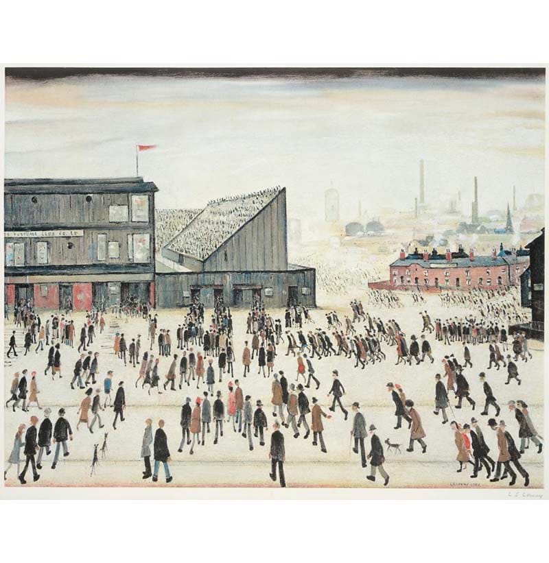 After Laurence Stephen Lowry RA (1887-1976), "Going to the Match"
