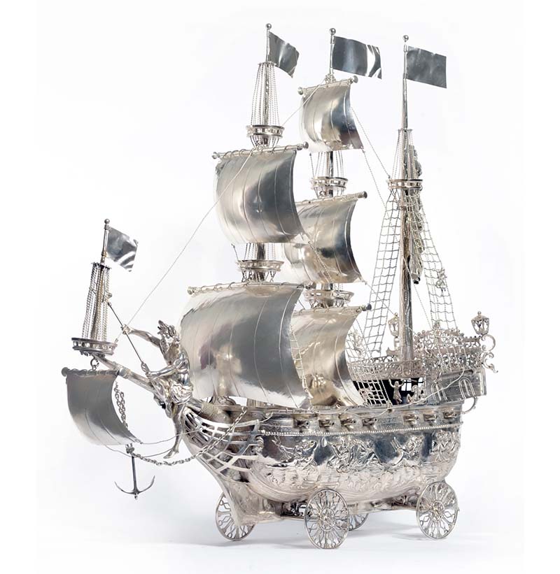 A Victorian Nef, Neresheimer & Co. of Hanau, Import Agent Berthold Muller, Chester 1900