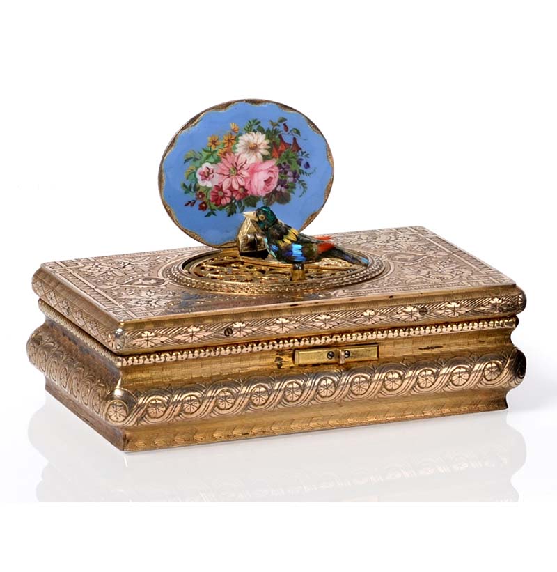 A Singing Bird Musical Automaton, late 19th century