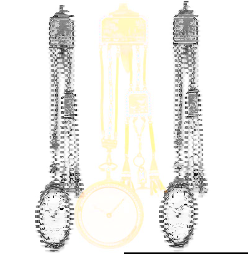 A Gold, Enamel and Diamond Set Pocket Watch, signed Matthey & Compe, c1783