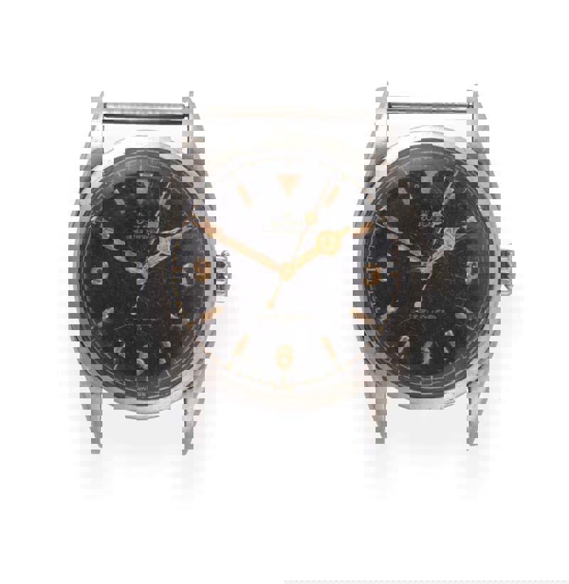 A Rare and Early "Explorer" Stainless Steel Automatic Centre Seconds Wristwatch, signed Rolex, model: Explorer, ref: 6150, 1953