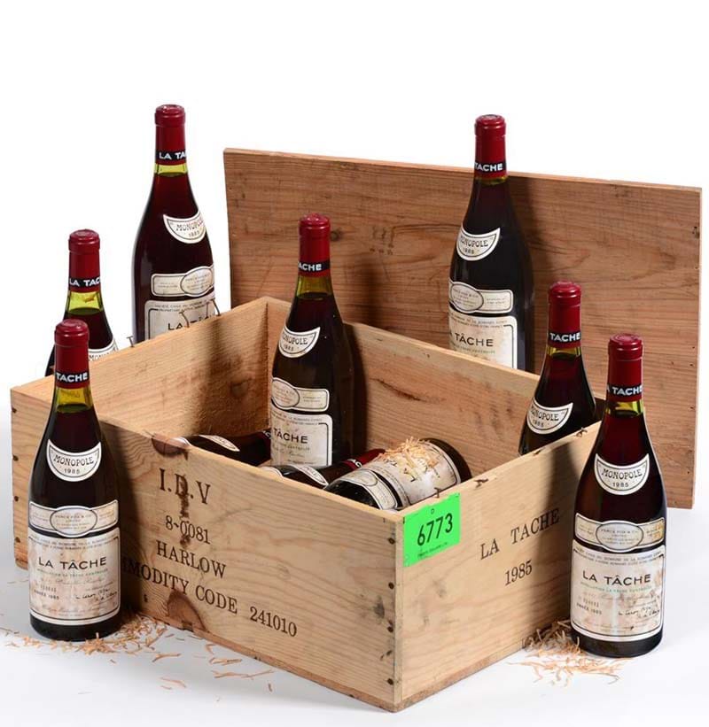 Domaine de la Romanee-Conti La Tache Grand Cru Monopole 1985, owc (twelve bottles)