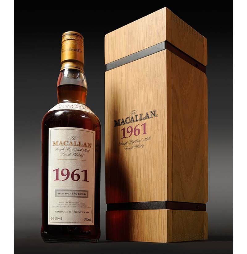Macallan 1961, limited edition of 379 bottles, 700ml, 54.1%, in original iron bound oak case