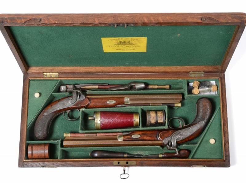 Duelling Pistols Lead Militaria & Ethnographica Sale