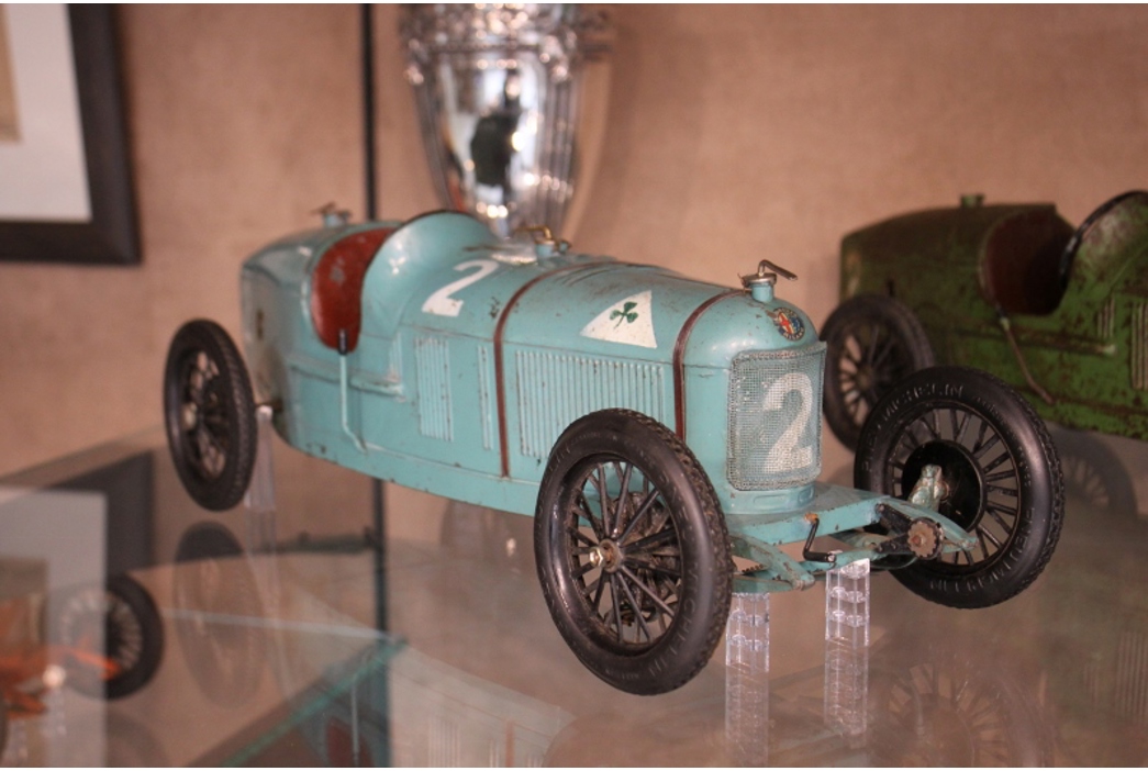 A Compagnie Industrielle Du Jouet (CIJ) Alfa Romeo P2 green, 52 cm A Compagnie Industrielle Du Jouet (CIJ) Alfa Romeo P2 green, 52 cm
