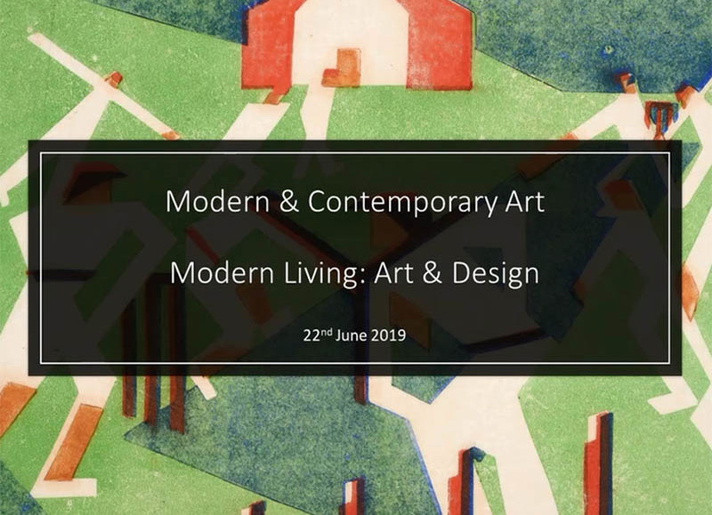 New interactive preview of the Modern Art & Design sales