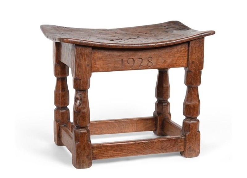 Rare Early Mouseman Furniture