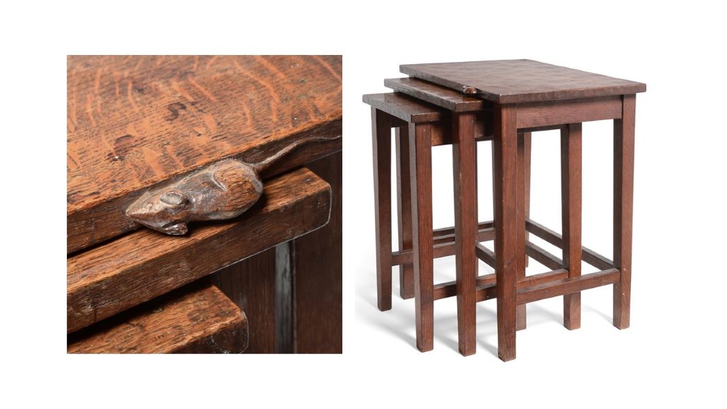 Second hand cheap mouseman furniture