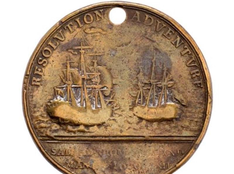 Rare James Cook Medal Sells for £3,200