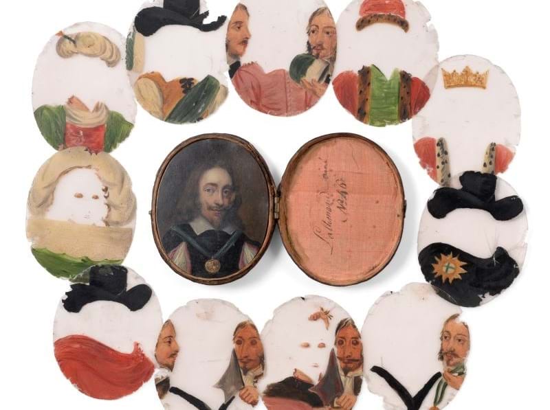 A Rare Portrait Miniature of Charles I