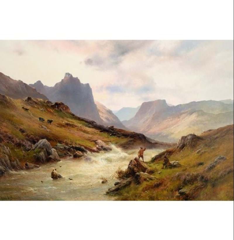 Alfred de Bréanski Snr RBA (1852-1928),"August in the Highlands"