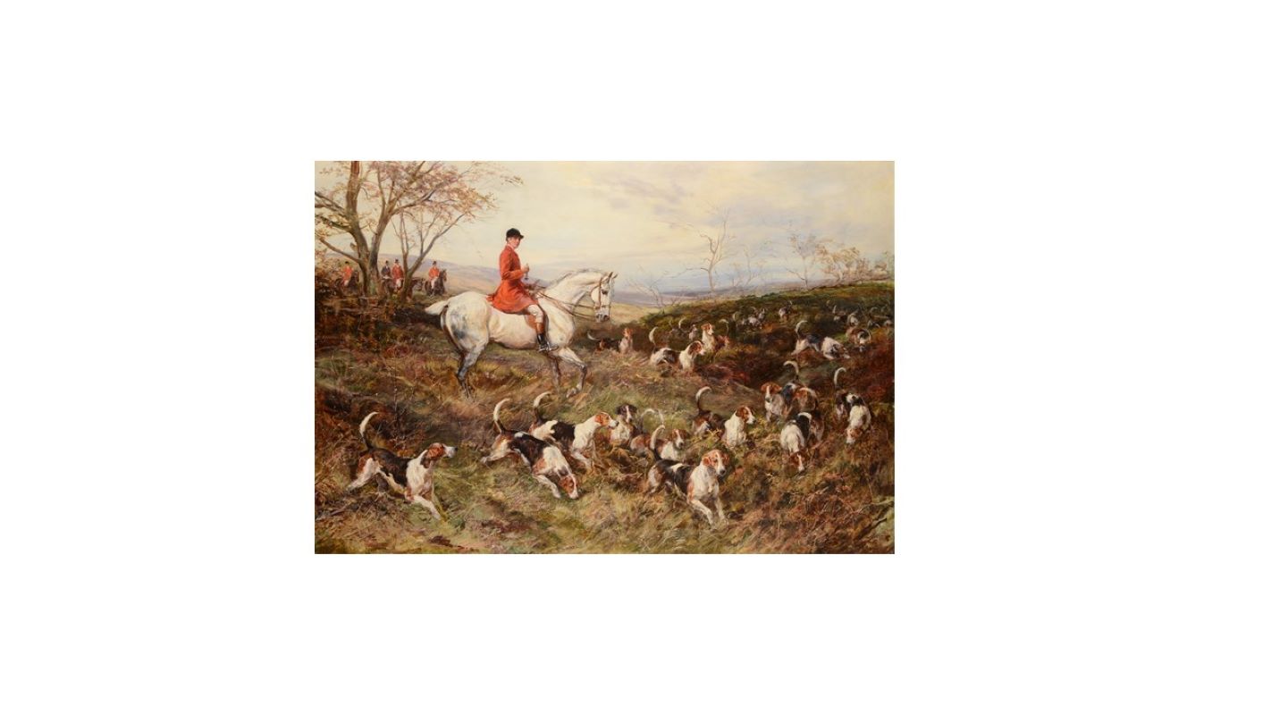 Heywood Hardy (1842-1933), “Master of the Hounds” 