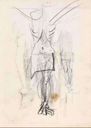 Graham Sutherland (1903-1990) Crucifixion Mixed media, 28cm by 20cm