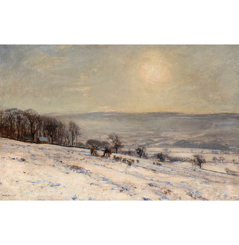 Herbert Royle (1870-1958) "December Morning No.1, High Austby"