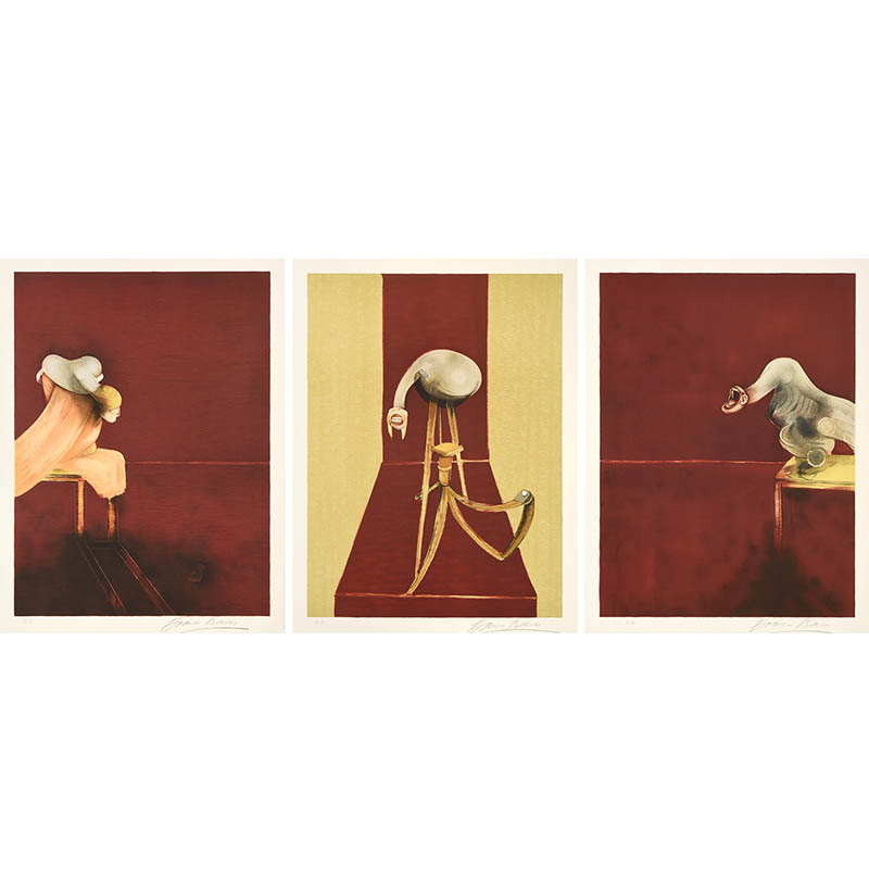 Francis Bacon (1909-1992) "Second Version, Triptych"