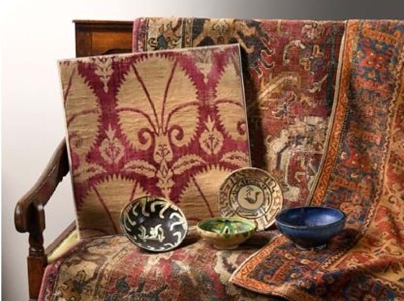 Islamic & European Textiles, Carpets and Ceramics from a Private Collection