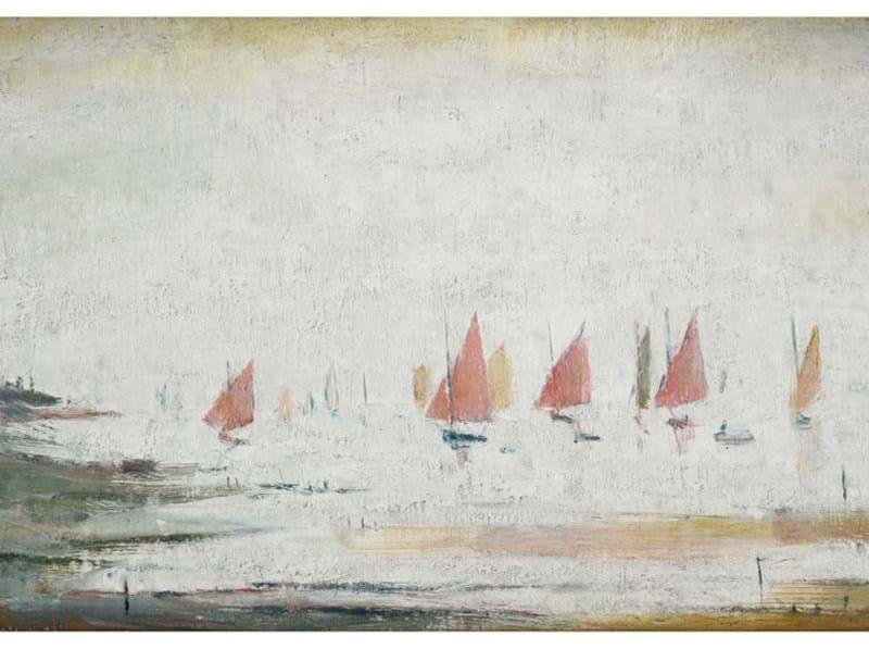 Lowry's 'Yachts at Lytham St Annes'