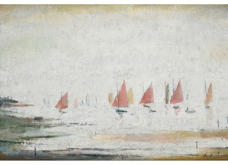 Lowry's 'Yachts at Lytham St Annes'