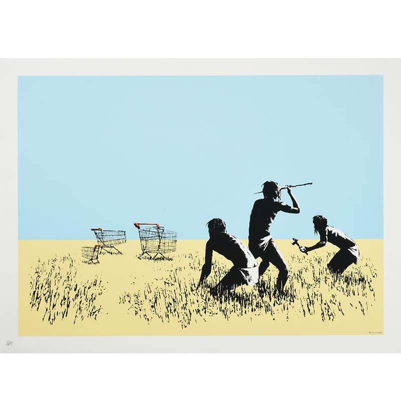 Banksy (b.1973) "Trolleys"