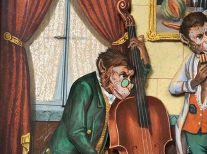 Rare Monkey Chamber Orchestra Musical Automaton Picture