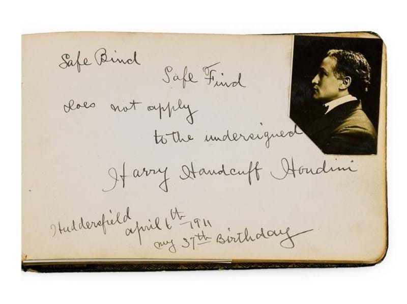 Harry Houdini in Huddersfield