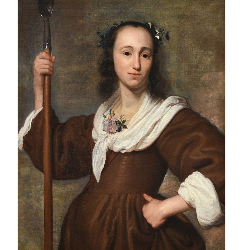 Circle of Salomon de Bray (1597-1664) Dutch 'A Shepherdess' (c.1630)