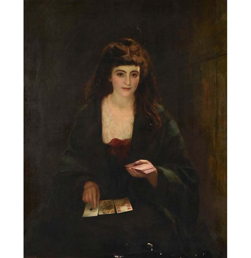 William Powell Frith RA (1819-1909) "The Fortune Teller"