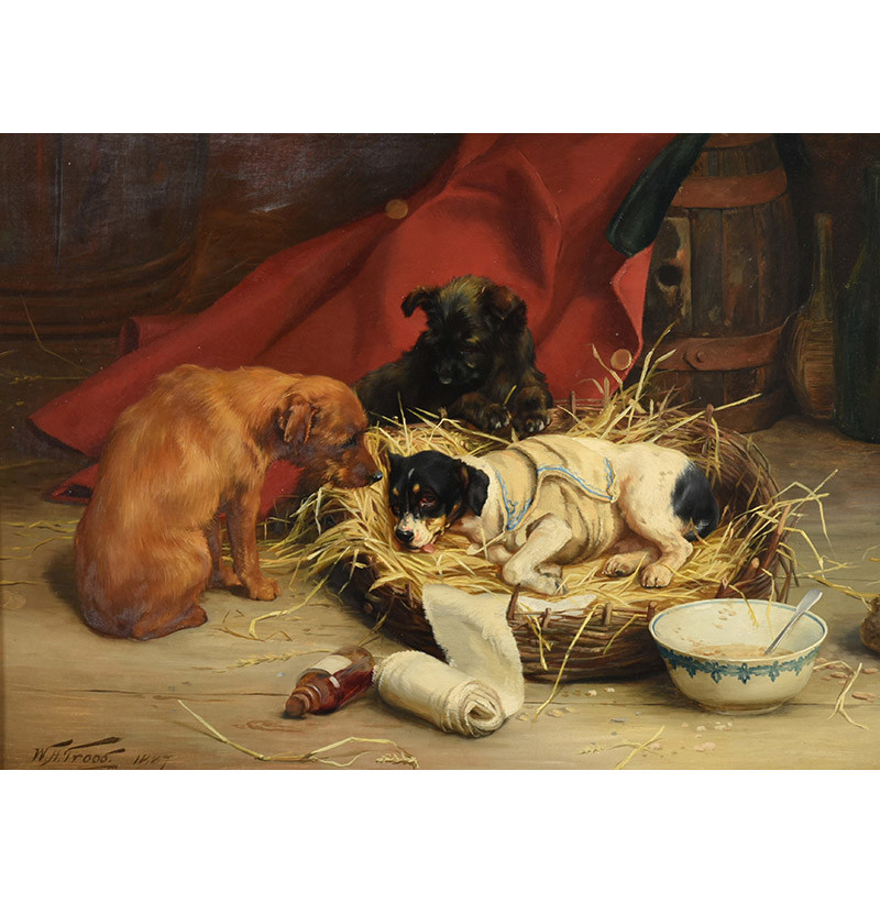 William Henry Hamilton Trood (1850-1899) "Shamming"