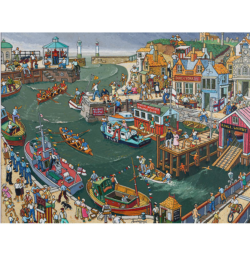 Joe Scarborough (b.1938) "Whitby Regatta"