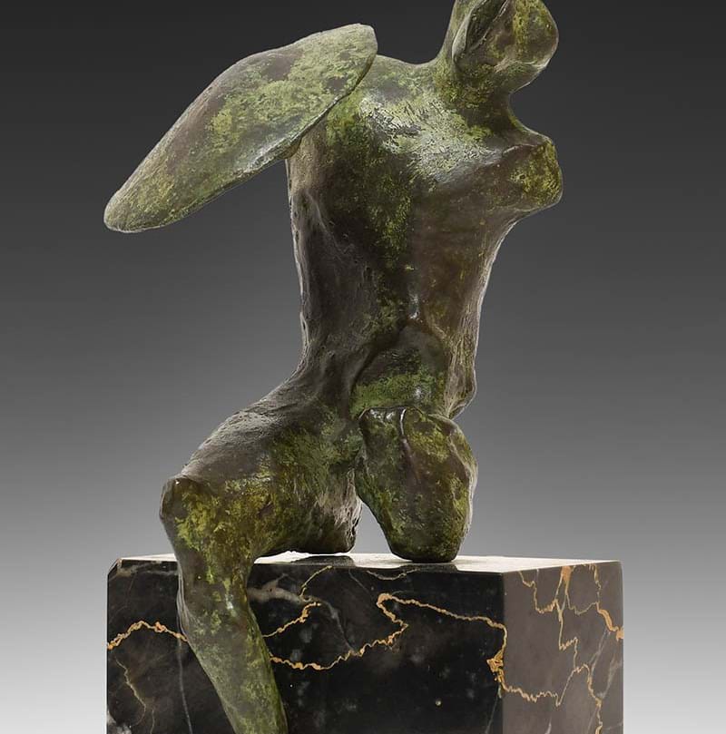 Henry Moore 'Maquette for Warrior with Shield'