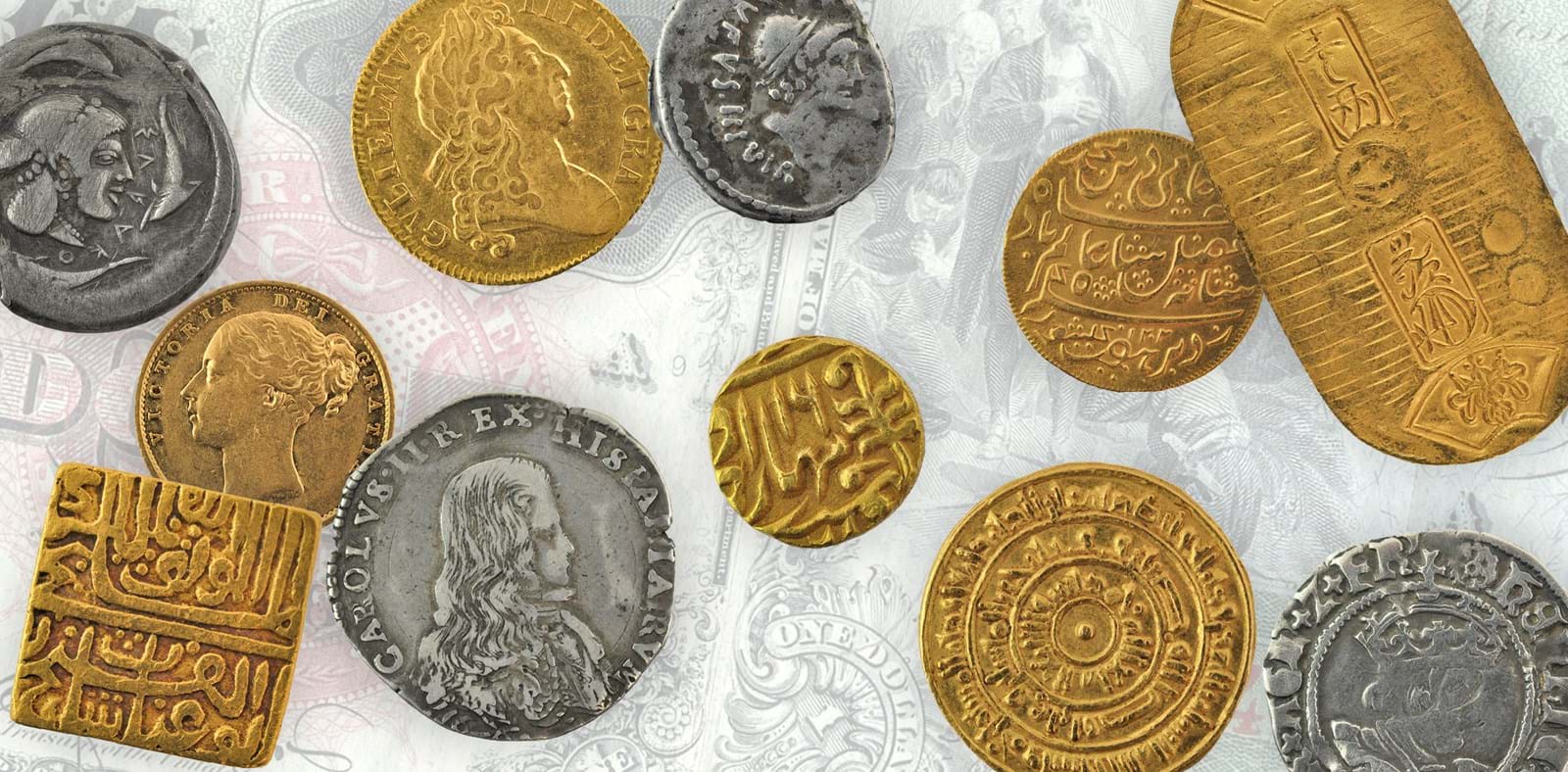 Coins & Banknotes Banner Image