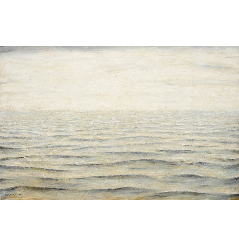 Laurence Stephen Lowry RBA, RA (1887-1976) "The North Sea"
