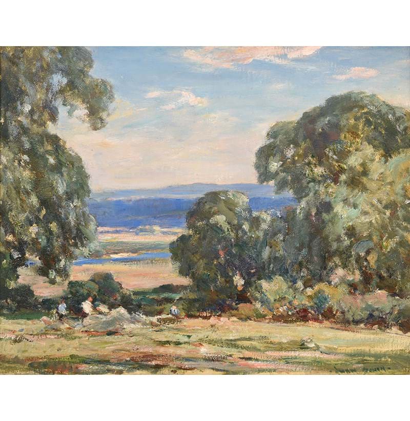 Owen Bowen ROI, PRCamA (1873-1967) “A Yorkshire Hay Time”
