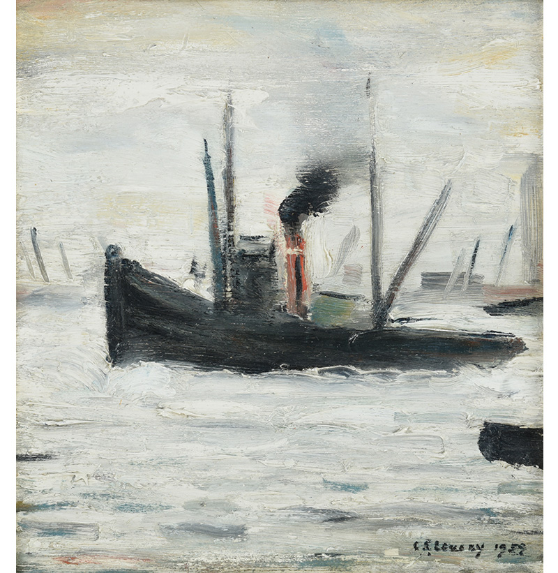Laurence Stephen Lowry RBA, RA (1887-1976) "Tug"