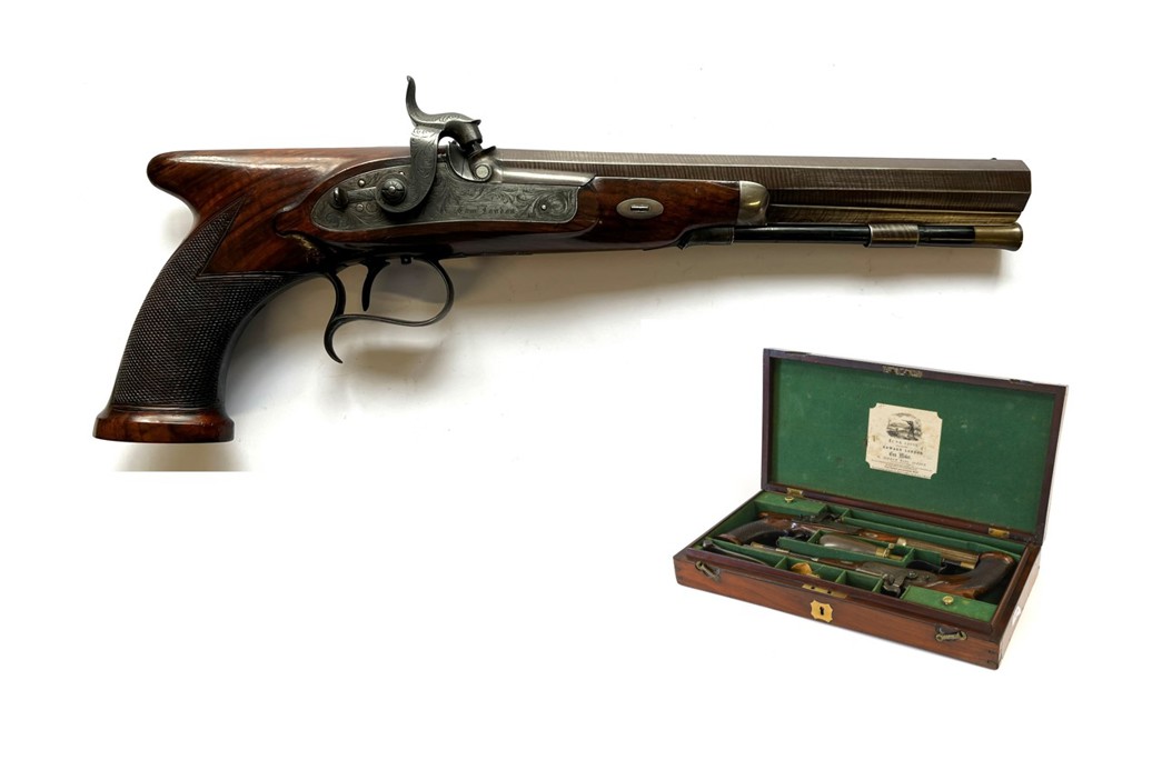 Thomas Cook's Rifle A Rare Captain James Cook Medal | Tennants Auctioneers