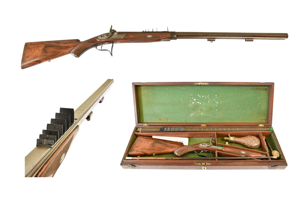 Thomas Cook's Rifle A Rare Captain James Cook Medal | Tennants Auctioneers