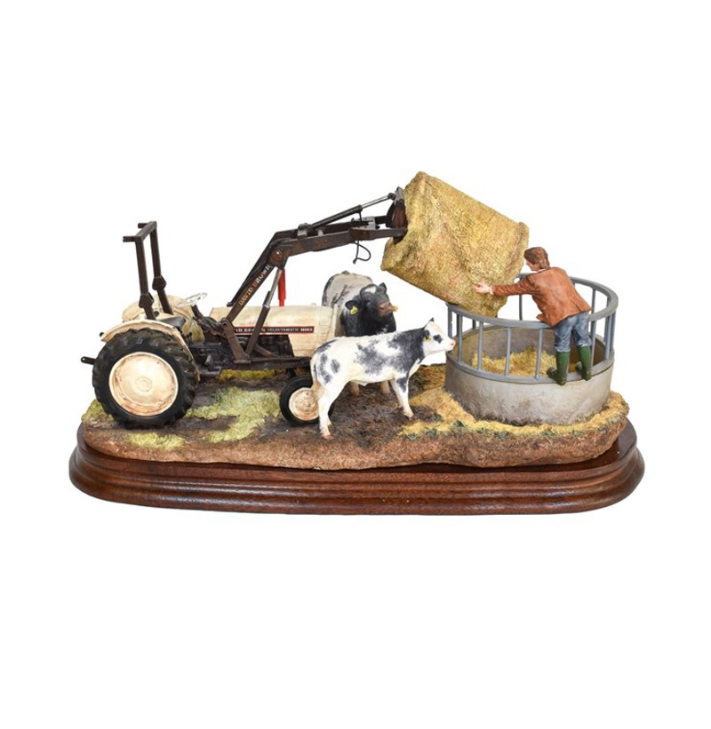 Border Fine Arts 'A New Bale' (David Brown Selectamatic 880)