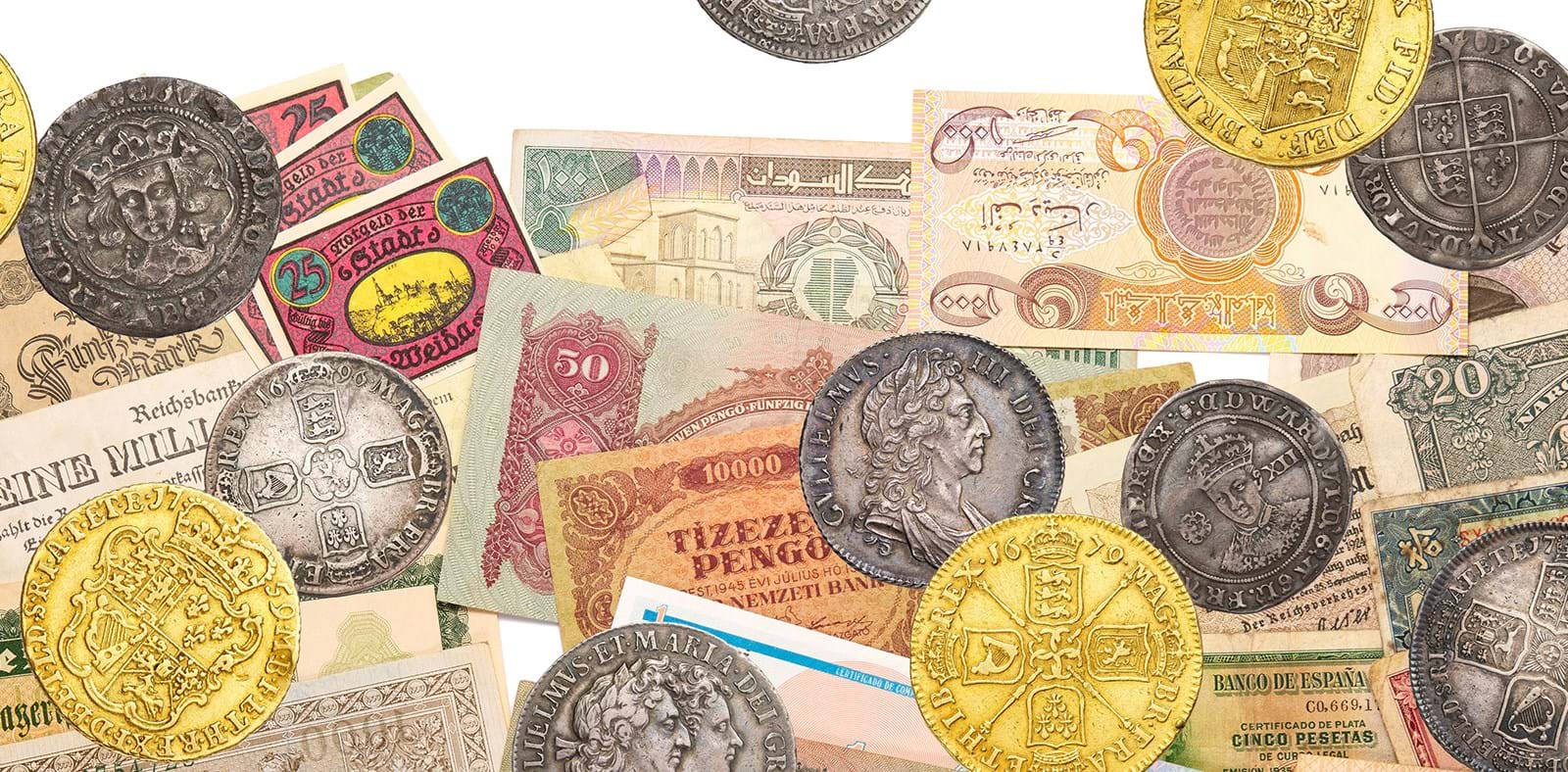 Coins & Banknotes Banner Image
