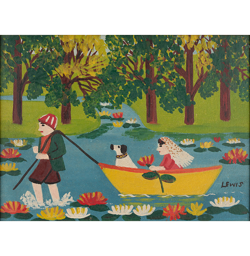 Maud Lewis (1903-1970) Canadian The bride