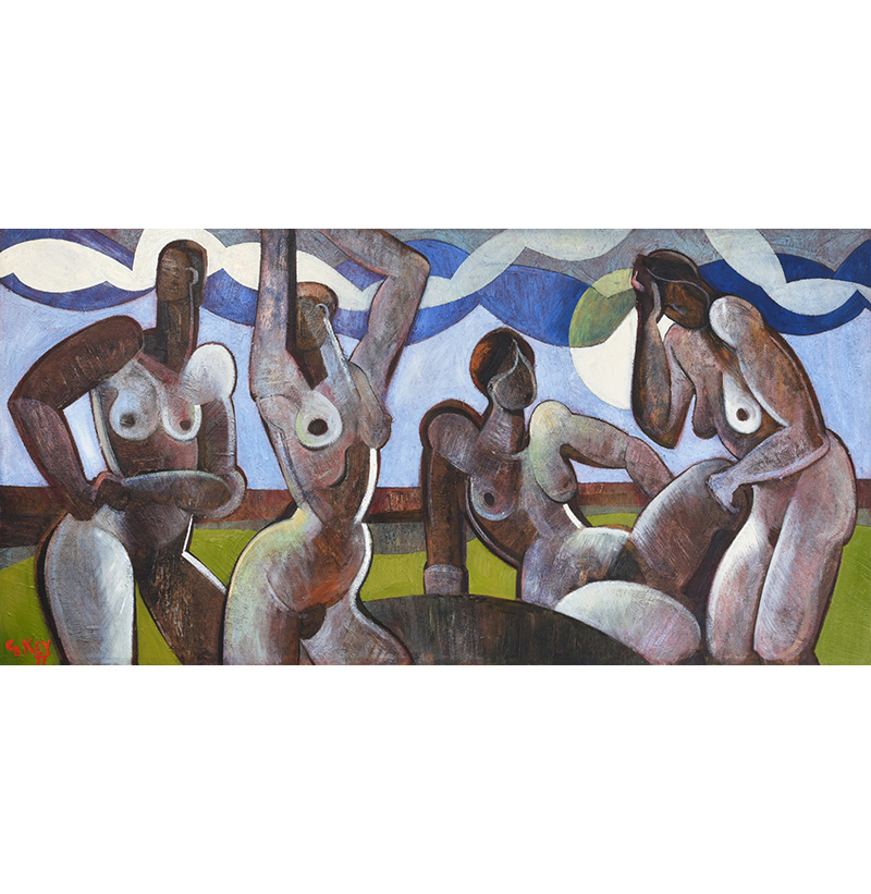 Geoffrey Key (b.1941) "Four Ages of Women"